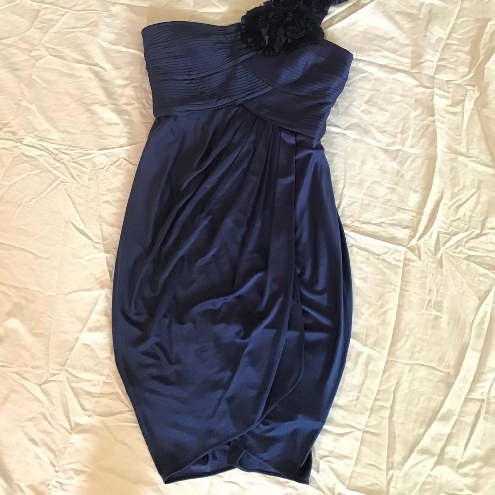 BCBG Maxazaria draped mini dress